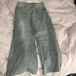 H&M Divided Light Gray Flare Pants